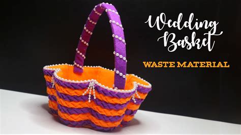 Ide Kreatif Keranjang dari Gelas Plastik bekas | Wedding basket waste